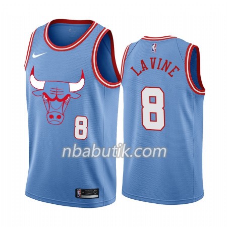 NBA Mænd Trøje Chicago Bulls Zach LaVine 8 Nike 2019-20 City Edition Swingman